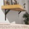 Jetstream Solid Heavy Duty Low Profile Welded Countertop Support Shelf Brackets